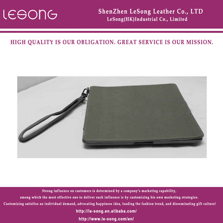 LS1388 Hanging Leather Tablet Case
