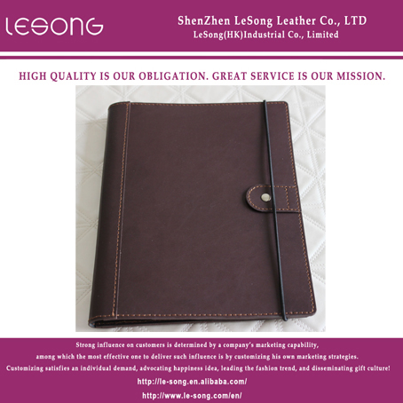 LS1439 PU Leather Notebook Case