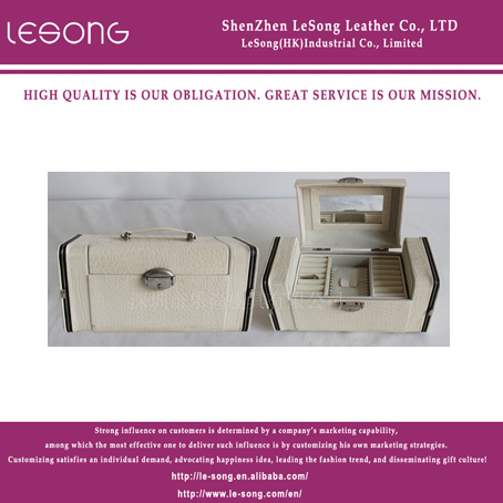 LS1056 Foldable Leather Jewelry Display Case