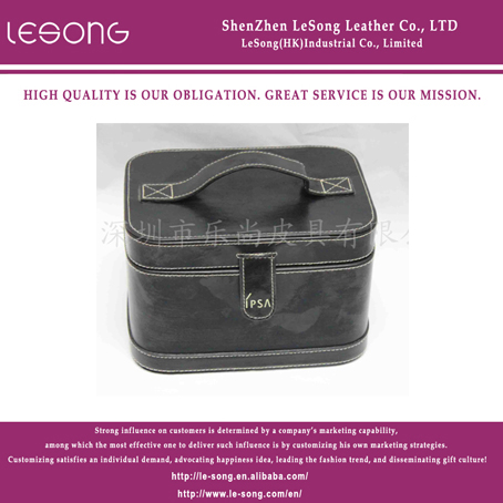 LS1331 Cardbboard Leather Jewelry Box