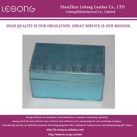 LS1347 High Quality PU Jewelry Box